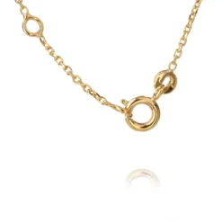 Caroline Svedbom Petite Drop Halsband / Aquamarine (Guld)