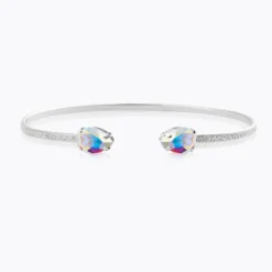 Caroline Svedbom Armband Caroline Svedbom Petite Drop Armband / Aurore Boreale (Rhodium)