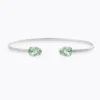 Caroline Svedbom Armband Caroline Svedbom Petite Drop Armband / Chrysolite (Rhodium)
