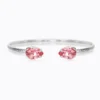 Caroline Svedbom Armband Caroline Svedbom Petite Drop Armband / Light Rose (Rhodium)