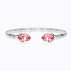 Caroline Svedbom Armband Caroline Svedbom Petite Drop Armband / Light Rose (Rhodium)