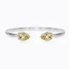 Caroline Svedbom Armband Caroline Svedbom Petite Drop Armband / Jonquil (Rhodium)