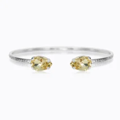 Caroline Svedbom Armband Caroline Svedbom Petite Drop Armband / Jonquil (Rhodium)