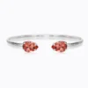 Caroline Svedbom Armband Caroline Svedbom Petite Drop Armband / Rose Peach (Rhodium)