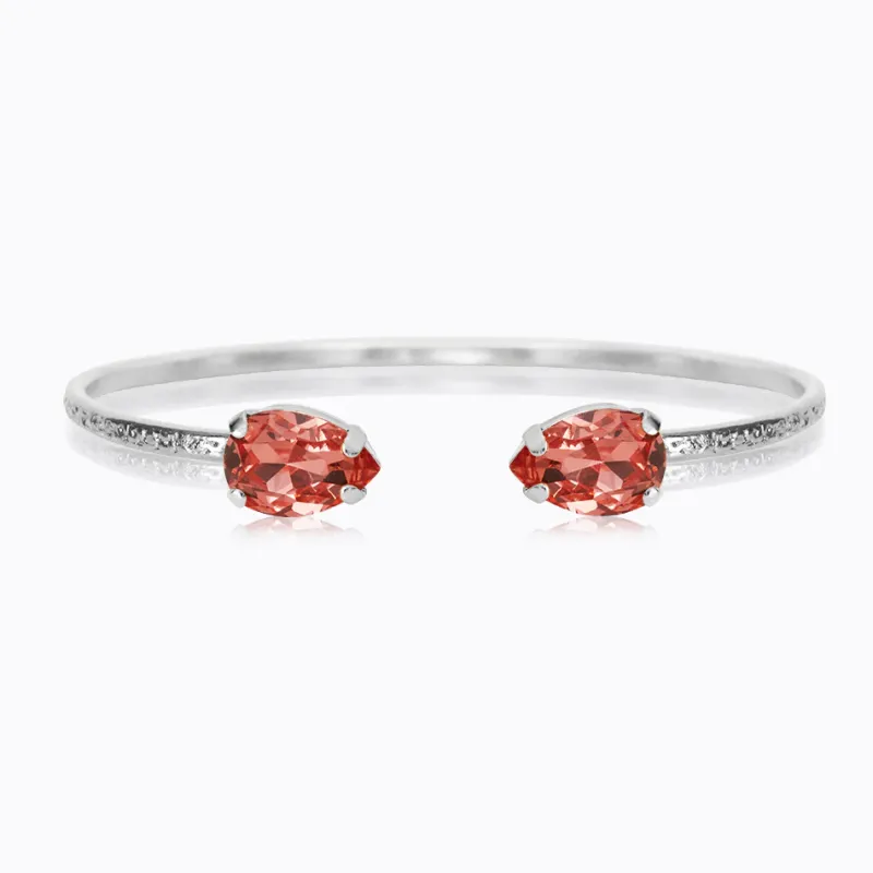 Caroline Svedbom Armband Caroline Svedbom Petite Drop Armband / Rose Peach (Rhodium)