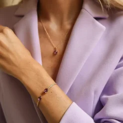 Caroline Svedbom Armband Caroline Svedbom Petite Drop Armband / Iris (Gold)