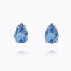Caroline Svedbom Petite Drop Örhängen / Lapis (Rhodium)
