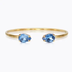 Caroline Svedbom Armband Caroline Svedbom Petite Drop Armband/ Lapis (Guld)