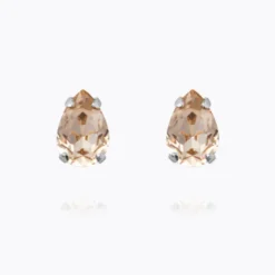 Caroline Svedbom Petite Drop Örhängen / Light Silk (Rhodium)