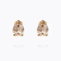 Caroline Svedbom Petite Drop Örhängen / Light Silk (Guld)