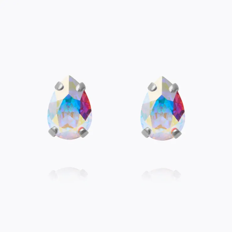 Caroline Svedbom Petite Drop Stud Örhängen / Aurore Boreale (Rhodium)
