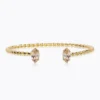 Caroline Svedbom Armband Caroline Svedbom Petite Navette Armband / Light Silk (Guld)