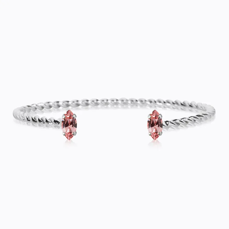 Caroline Svedbom Armband Caroline Svedbom Petite Navette Armband / Light Rose (Rhodium)