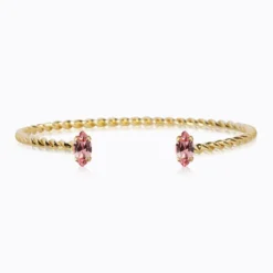 Caroline Svedbom Armband Caroline Svedbom Petite Navette Armband / Light Rose (Guld)
