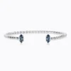 Caroline Svedbom Armband Caroline Svedbom Petite Navette Armband / Denim Blue (Rhodium)