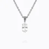 Caroline Svedbom Petite Navette Halsband / Crystal (Rhodium)