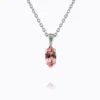 Caroline Svedbom Halsband Caroline Svedbom Petite Navette Halsband/ Light Rose (Rhodium)