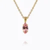 Caroline Svedbom Halsband Caroline Svedbom Petite Navette Halsband/ Light Rose (Guld)