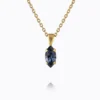 Caroline Svedbom Halsband Caroline Svedbom Petite Navette Halsband/ Denim Blue (Guld)