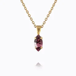 Caroline Svedbom Petite Navette Halsband / Iris (Gold)