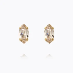 Caroline Svedbom Petite Navette Örhängen / Light Silk (Guld)