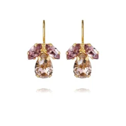 Caroline Svedbom Petite Timo / Vintage Rose + Light Amethyst (Guld)