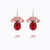 Caroline Svedbom Petite Timo Örhängen / Scarlet Combo (Rhodium)