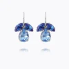 Caroline Svedbom Örhängen Caroline Svedbom Petite Timo Örhängen / Lapis + Sapphire (Rhodium)