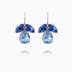 Caroline Svedbom Örhängen Caroline Svedbom Petite Timo Örhängen / Lapis + Sapphire (Rhodium)