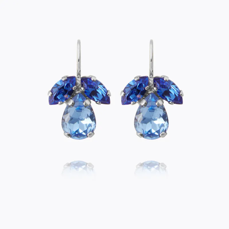 Caroline Svedbom Örhängen Caroline Svedbom Petite Timo Örhängen / Lapis + Sapphire (Rhodium)