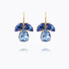 Caroline Svedbom Petite Timo Örhängen / Lapis + Sapphire (Guld)