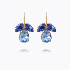 Caroline Svedbom Petite Timo Örhängen / Lapis + Sapphire (Guld)