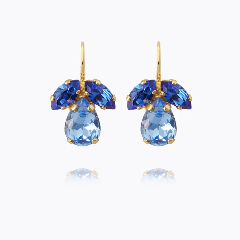 Caroline Svedbom Petite Timo Örhängen / Lapis + Sapphire (Guld)