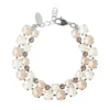 Caroline Svedbom Armband Caroline Svedbom Pomona Armband Rhodium / Light Delite Combo