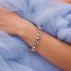 Caroline Svedbom Armband Caroline Svedbom Pomona Armband / Sea Breeze Combo (Rhodium)