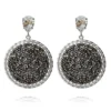 Caroline Svedbom Örhängen Alexandra Crystal Rocks Metallic Light (Rhodium)