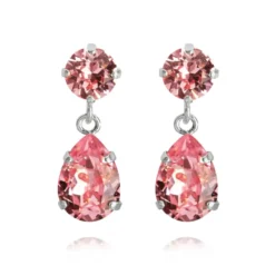 Caroline Svedbom Örhängen Mini Drop Light Rose (Rhodium)