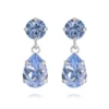 Caroline Svedbom Örhängen Mini Drop Light Sapphire (Rhodium)