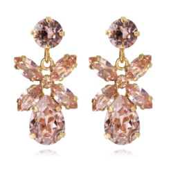 Caroline Svedbom Örhängen Mini Dione Vintage Rose (Guld)