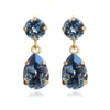 Caroline Svedbom Örhängen Mini Drop Denim Blue (Guld)