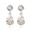Caroline Svedbom Örhängen Mini Drop Crystal (Rhodium)