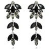 Caroline Svedbom Örhängen Nyx Jet Black Diamond (Rhodium)
