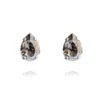 Caroline Svedbom Örhängen Petite Drop Stud Black Diamond (Rhodium)