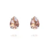Caroline Svedbom Örhängen Petite Drop Stud Vintage Rose (Rhodium)