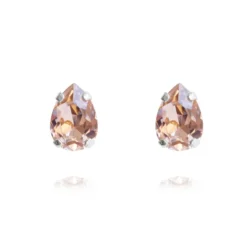 Caroline Svedbom Örhängen Petite Drop Stud Vintage Rose (Rhodium)
