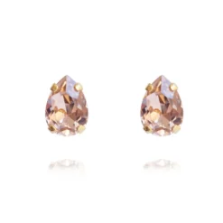 Caroline Svedbom Örhängen Petite Drop Stud Vintage Rose (Guld)