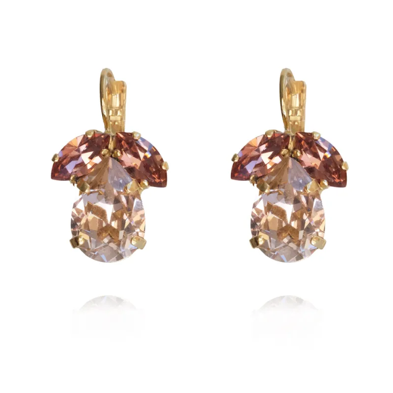 Caroline Svedbom Örhängen Timo Vintage Rose Blush Rose (Guld)