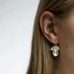 Caroline Svedbom Örhängen Timo Vintage Rose Blush Rose (Guld)