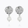 Caroline Svedbom Rosita Pearl Örhängen / Pearl (Rhodium)