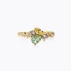 Caroline Svedbom Sandra Ring / Chrysolite + Jonquil (Guld)